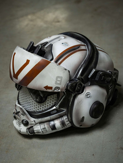 Titanfall 2 Viper Pilot Helmet Replica – Life-Size Cosplay Helmet, Wearable Gaming Display, Exclusive Villain Collectible Prop for Fans