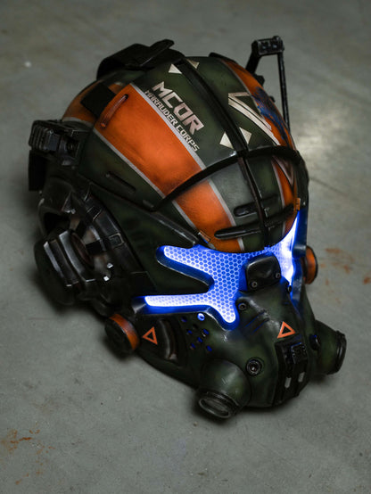 Titanfall 2 Jack Cooper Pilot Helmet – Life-Size Wearable Replica, Cosplay Helmet, Collectible Gaming Display Prop for Fans