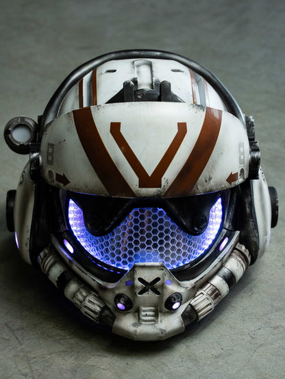 Titanfall 2 Viper Pilot Helmet Replica – Life-Size Cosplay Helmet, Wearable Gaming Display, Exclusive Villain Collectible Prop for Fans