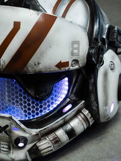 Titanfall 2 Viper Pilot Helmet Replica – Life-Size Cosplay Helmet, Wearable Gaming Display, Exclusive Villain Collectible Prop for Fans